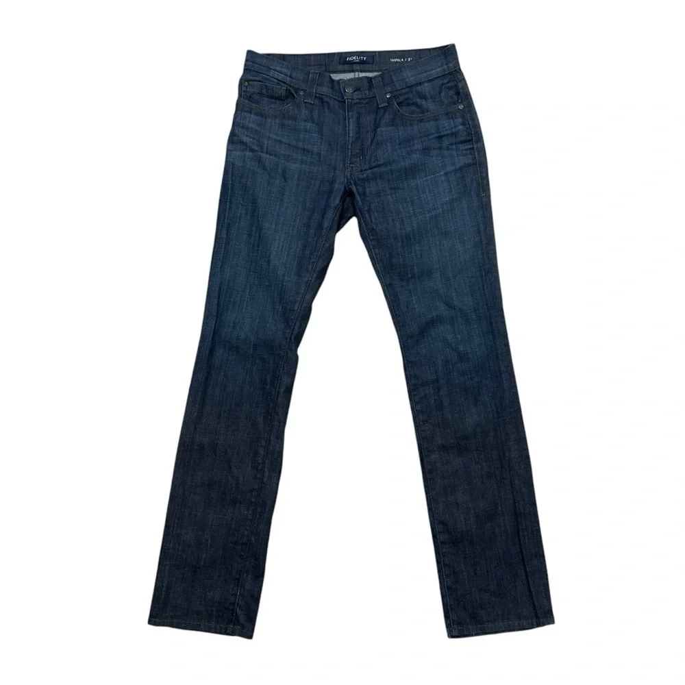 Fidelity Denim Men’s 31 Waist Dark Wash Impala Straight Leg Jean